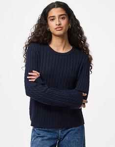 Пуловер Pieces цвета морской волны