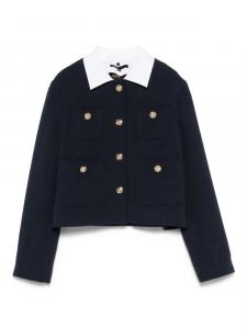 Укороченная куртка Maje, синий