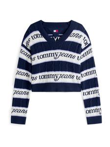 Свитер Tommy Jeans, темно-синий/светло-синий