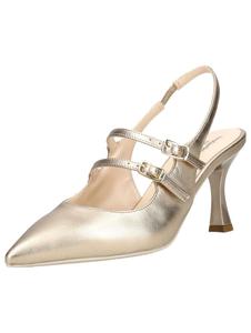 Nero Giardini Туфли-лодочки на ремешке в золотом цвете