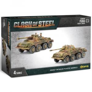 Миниатюра Gale Force 9 Clash of Steel: German - Puma Scout Troop