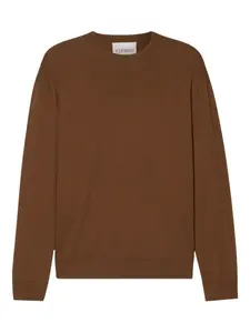Джемпер с круглым вырезом Closed, коричневый