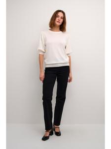 Kaffe Вязаный свитер KAlone стандартного кроя, цвет «Мел»