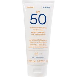 Korres Йогуртовая эмульсия для тела и лица Spf50 200 мл