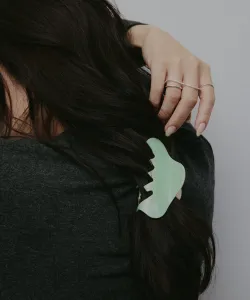 Заколка для волос в форме сердца, двухцветная, с подвеской Nothing And Others, цвет Light Green-A