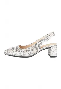 Туфли-Слингбэки на классическом каблуке Gabor, Bianco