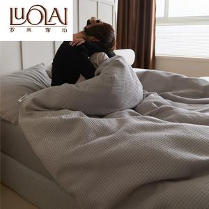 LUOLAI HOME Комплект постельного белья 4 предмета, 180x230 см, простыня, пододеяльник, 2 наволочки