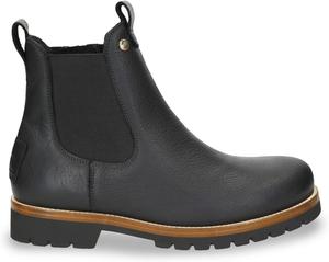 Мужские зимние кожаные ботинки Chelsea на низком каблуке Panama Jack Beny Igloo водонепроницаемые, черный