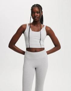 Cotton On Ультрамягкий ковш-топ серого цвета Cotton On