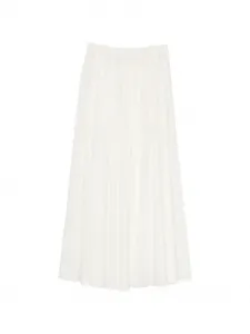 Плиссированная макси-юбка Tela, бежевый