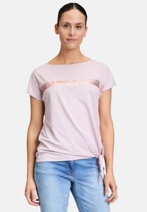 Футболка с принтом HALBARM MIT SCHLEIFENKNOTEN Betty Barclay, розовый