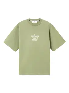 Футболка с логотипом компаса Stone Island, зеленый
