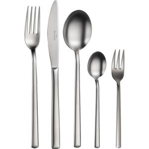 Набор столовых приборов Synthesis Mystique, матовая пескоструйная отделка Pintinox, серебристый