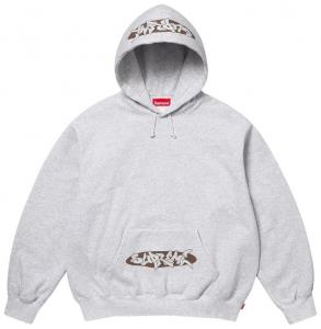 Толстовка Supreme New World Order с капюшоном, серый