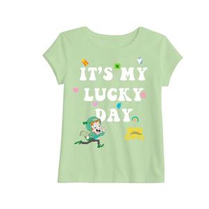 Футболка с принтом Lucky Charms для девочек Jumping Beans