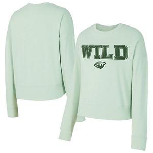 Женская тоновая толстовка concepts sport light green minnesota wild Unbranded