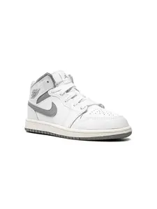 Кроссовки Jordan 1 Mid Jordan Kids, белый