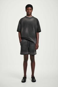 Трикотажные шорты на завязках COS, черный