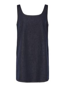 Платье до колена Pieces, темно-синий деним