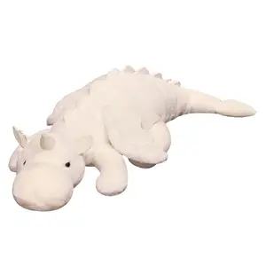 Плюшевая игрушка летающий дракон в мультяшном стиле, высота 70см/90см/110см/130см/150см Princess lovers, белый