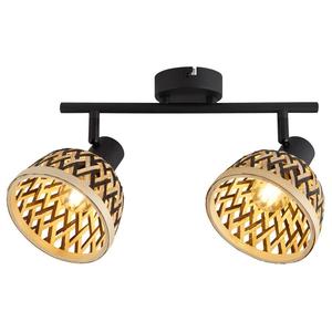 Потолочный светильник searchlight Lance, черный - дерево - сталь - 13 x 17 x 45 см