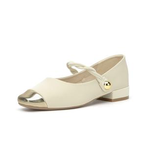 Повседневные однобортные туфли женские GEMEIQ, Ecru