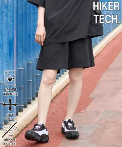 Легкие шорты Hiker Tech Можно стирать в машине, эластичные в двух направлениях, не мнутся Coen, цвет Black