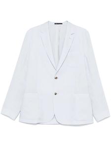 Льняной блейзер без подкладки Paul Smith, синий