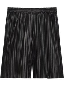 Кожаные шорты Helmut Lang, черный