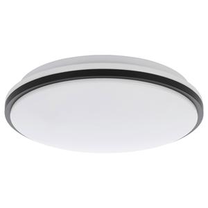 Светодиодная настенная лампа Eglo, 34x6 см, черно-белый