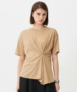 ICB Топ, футболка, с неровным краем, Grace Jersey, коричневый