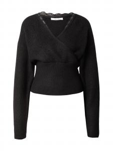 ABOUT YOU Свитер 'Reign' в черном цвете