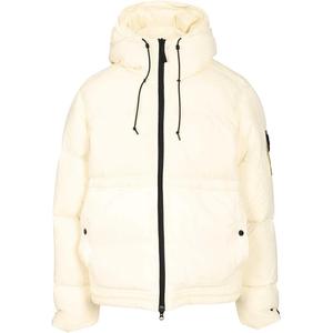 Куртка с капюшоном на молнии STONE ISLAND, белый