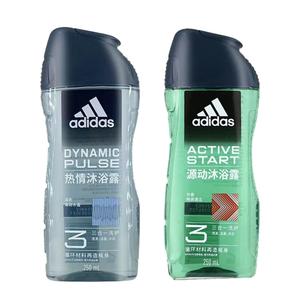 Шампунь, гель для душа и средство для умывания 3-в-1, набор Ice Point Passion 500 мл, успокаивающий, контролирующий жирность, антиперспирант, очищающий, с ароматом лаванды, лимона, пачули и мяты Adidas