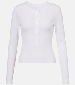 Варра рубчатая вязаная рубашка хенли Citizens of Humanity, белый