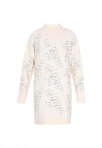 Usha Вязаное платье в цвете Cream