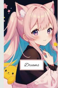 NoteBook: Anime Girl, 6 x 9 Inches - 110 page College Ruled For Children Teens Kids Students Girls Home School Gift for Anime Fans: Weekly Planner (Independently published)