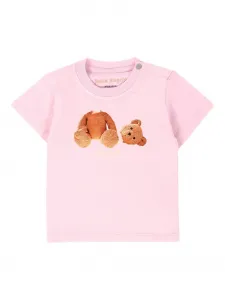 Комплект из трех футболок с принтом Teddy Bear Palm Angels Kids, белый