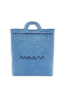 Marni джинсовая сумка-тоут, синий