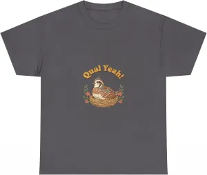 Футболка с забавной надписью Quail Yeah