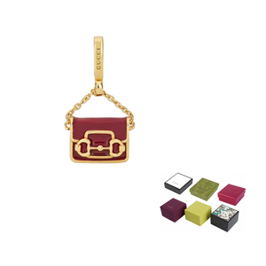 GUCCI Эмалевый латунный кулон Women's Gold