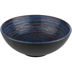 Сервировочная миска APS «LOOPS», из меламина, Ø 24 см, цвет Blau-grau