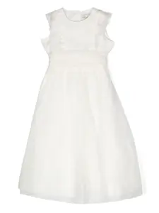 Платье с оборками Il Gufo, белый