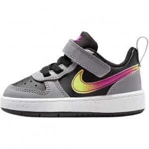 Nike Кроссовки Court Borough Mid top Toddler черно-серые для малышей