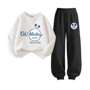 Детская повседневная спортивная одежда Disney, белый