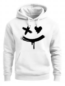 Neverless Толстовка 'Creepy Smile' в белом цвете