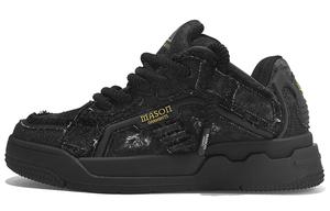 Masongarments Кроссовки для скейтбординга Staircase, унисекс, цвет "угольно-черный", в комплекте таинственная коробка