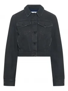 Вощеная джинсовая куртка Moon Marine Serre, черный