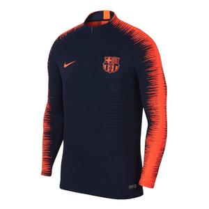 Куртка Men's Nike Contrasting Colors Half Zipper team logo Alphabet Soccer/Football Sports Jacket Barcelona Navy Blue, мультиколор