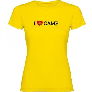 Футболка Kruskis I Love Camp, желтый